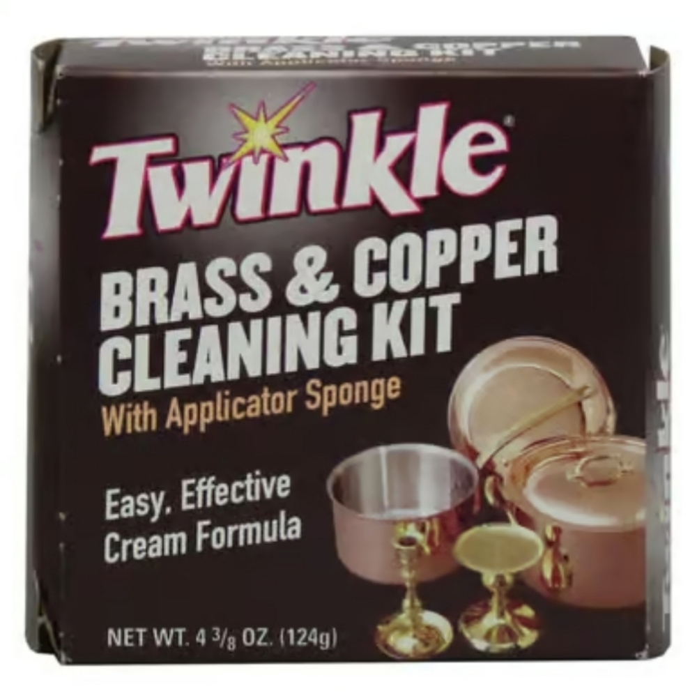 Twinkle No Scent Brass and Copper Cleaner 4.4 oz Cream, Retail Price $7.99 USD